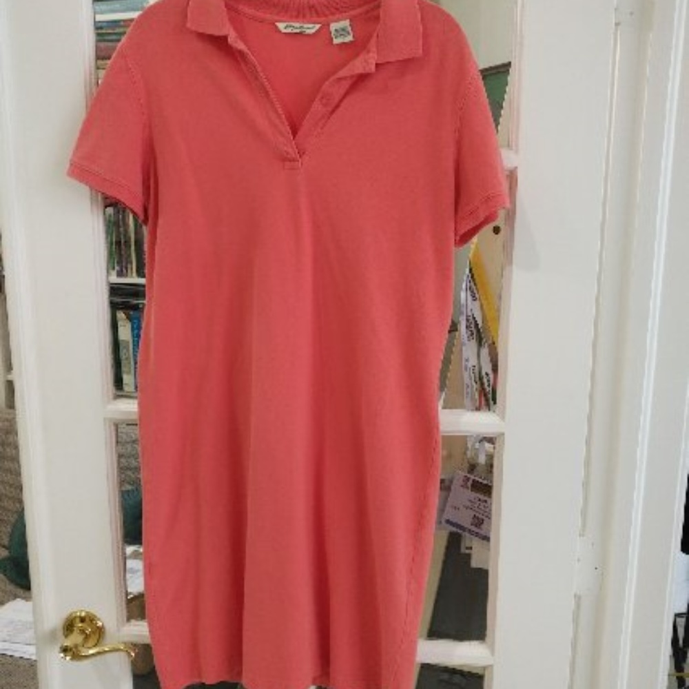 Eddie Bauer Polo shirt dress sz m